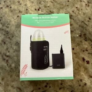 Movable Bottle Warmer in Black - Portable USB Baby Bottle Heater
